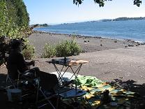 photo of another picnic on the Columbia River