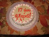 photo of anniversary cake