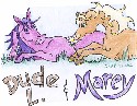 Dude L & Marey mascots