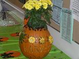 photo of decorated pumpkin