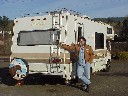 photo of Kevin with motorhome