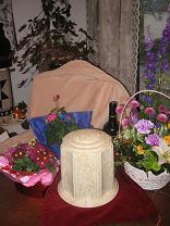 photo of Mom's Urn and Flowers