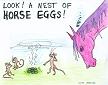 Horse Eggs cartoon